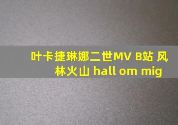 叶卡捷琳娜二世MV B站 风林火山 hall om mig